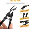 imageGOOACC Car PanelUpholstery Remover Ergonomic Stainless Steel Fastener Remover  Easily Removes Plastic Fasteners Reduces Damage to Panels and Loss of Clips YellowBlack