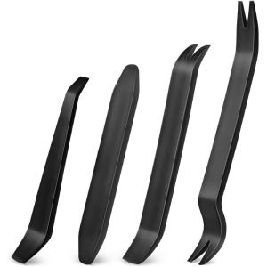 imageGOOACC Auto Trim Removal Tool Kit NoScratch Tool Kit for Car Audio Dash Window Molding4PCS Black