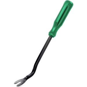 imageGOOACC Car PanelUpholstery Remover Ergonomic Stainless Steel Fastener Remover  Easily Removes Plastic Fasteners Reduces Damage to Panels and Loss of Clips YellowGreen