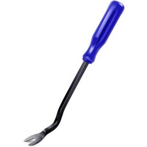 imageGOOACC Car PanelUpholstery Remover Ergonomic Stainless Steel Fastener Remover  Easily Removes Plastic Fasteners Reduces Damage to Panels and Loss of Clips YellowBlue