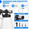 imageGOOACC Brake Bleeder Kit 3L Pneumatic Brake Bleeder Vacuum Pump One Person Brake Clutch Pressure Bleeder Flush Kit with 3L Fluid Extractor 1L Refilling Bottle 18PCS Adapters Brake System Bleeding Tool1L Pneumatic Brake Bleeder