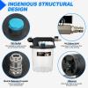 imageGOOACC Brake Bleeder Kit 3L Pneumatic Brake Bleeder Vacuum Pump One Person Brake Clutch Pressure Bleeder Flush Kit with 3L Fluid Extractor 1L Refilling Bottle 18PCS Adapters Brake System Bleeding Tool3L Pneumatic Brake Bleeder1L Bottle
