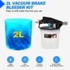 imageGOOACC Brake Bleeder Kit 3L Pneumatic Brake Bleeder Vacuum Pump One Person Brake Clutch Pressure Bleeder Flush Kit with 3L Fluid Extractor 1L Refilling Bottle 18PCS Adapters Brake System Bleeding Tool2L Pneumatic Brake Bleeder1L Bottle