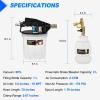 imageGOOACC Brake Bleeder Kit 3L Pneumatic Brake Bleeder Vacuum Pump One Person Brake Clutch Pressure Bleeder Flush Kit with 3L Fluid Extractor 1L Refilling Bottle 18PCS Adapters Brake System Bleeding Tool2L Pneumatic Brake Bleeder1L Bottle