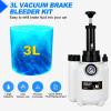 imageGOOACC Brake Bleeder Kit 3L Pneumatic Brake Bleeder Vacuum Pump One Person Brake Clutch Pressure Bleeder Flush Kit with 3L Fluid Extractor 1L Refilling Bottle 18PCS Adapters Brake System Bleeding Tool3L Brake Bleeder1L Bottle