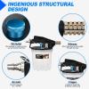 imageGOOACC Brake Bleeder Kit 3L Pneumatic Brake Bleeder Vacuum Pump One Person Brake Clutch Pressure Bleeder Flush Kit with 3L Fluid Extractor 1L Refilling Bottle 18PCS Adapters Brake System Bleeding Tool2L Pneumatic Brake Bleeder1L Bottle