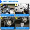 imageGOOACC Brake Bleeder Kit 3L Pneumatic Brake Bleeder Vacuum Pump One Person Brake Clutch Pressure Bleeder Flush Kit with 3L Fluid Extractor 1L Refilling Bottle 18PCS Adapters Brake System Bleeding Tool3L Pneumatic Brake Bleeder1L Bottle