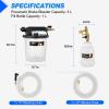 imageGOOACC Brake Bleeder Kit 3L Pneumatic Brake Bleeder Vacuum Pump One Person Brake Clutch Pressure Bleeder Flush Kit with 3L Fluid Extractor 1L Refilling Bottle 18PCS Adapters Brake System Bleeding Tool3L Pneumatic Brake Bleeder1L Bottle