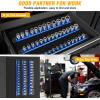 imageGOOACC Magnetic Socket Organizer 14quot 38quot 12quot Socket Holder Set Heavy Duty Aluminum Socket Rail Organizers for Tool Box Drawer 3 Pieces Magnetic Socket Rails Hold Up 40 Drive Socket Clips Blue