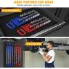 imageGOOACC Socket Organizer ABS Socket Holder Set 14quot 38quot 12quot Drive Socket Rail Holders Stores up 129 Clips Impact Sockets Organizers Rails for Tool Box Drawer 9 Piece Blue Red Black2 Set Tray 143812 Blue Red