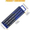 imageGOOACC Socket Organizer ABS Socket Holder Set 14quot 38quot 12quot Drive Socket Rail Holders Stores up 129 Clips Impact Sockets Organizers Rails for Tool Box Drawer 9 Piece Blue Red Black1 Set Tray 143812 Blue