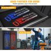 imageGOOACC Socket Organizer ABS Socket Holder Set 14quot 38quot 12quot Drive Socket Rail Holders Stores up 129 Clips Impact Sockets Organizers Rails for Tool Box Drawer 9 Piece Blue Red Black1 Set Tray 143812 Blue