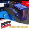 imageGOOACC Socket Organizer ABS Socket Holder Set 14quot 38quot 12quot Drive Socket Rail Holders Stores up 129 Clips Impact Sockets Organizers Rails for Tool Box Drawer 9 Piece Blue Red Black12 SAE  Metric Red Black
