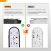 imageGOOACC 6Inch Oval Trailer Tail Light 2PCS 10LED Red Stop Brake Turn Signals Lights wSurface Mount Grommets Plugs Mounting Brackets IP67 Waterproof for Truck RV Tractor