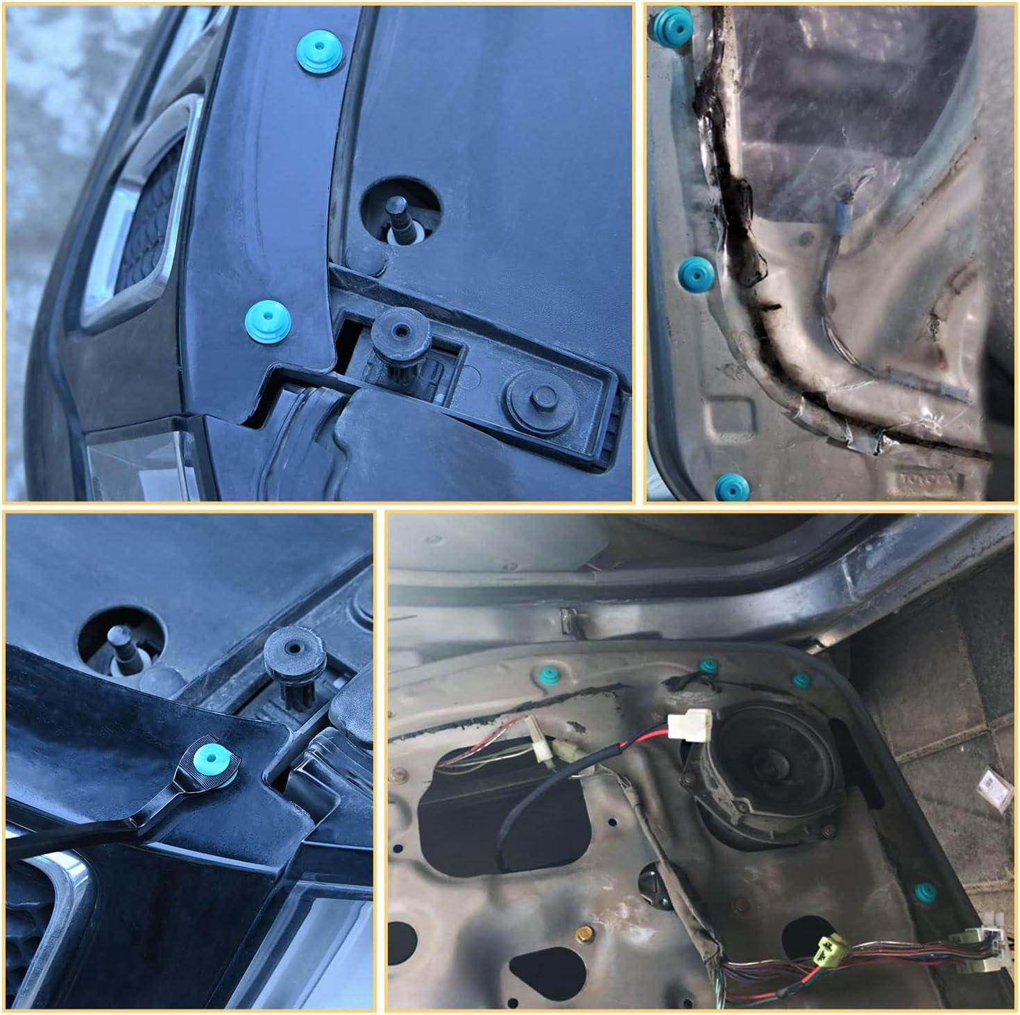 imageGOOACC 100pcs Trim Door Panel Retainer Clips Sienna Corolla Camry Tacoma Tundra Sequoia Matrix Prius RAV4 Scion Avalon Land Cruiser Replace 904671018890467A0005 9mm Hole100 Clips  Fastener Remover