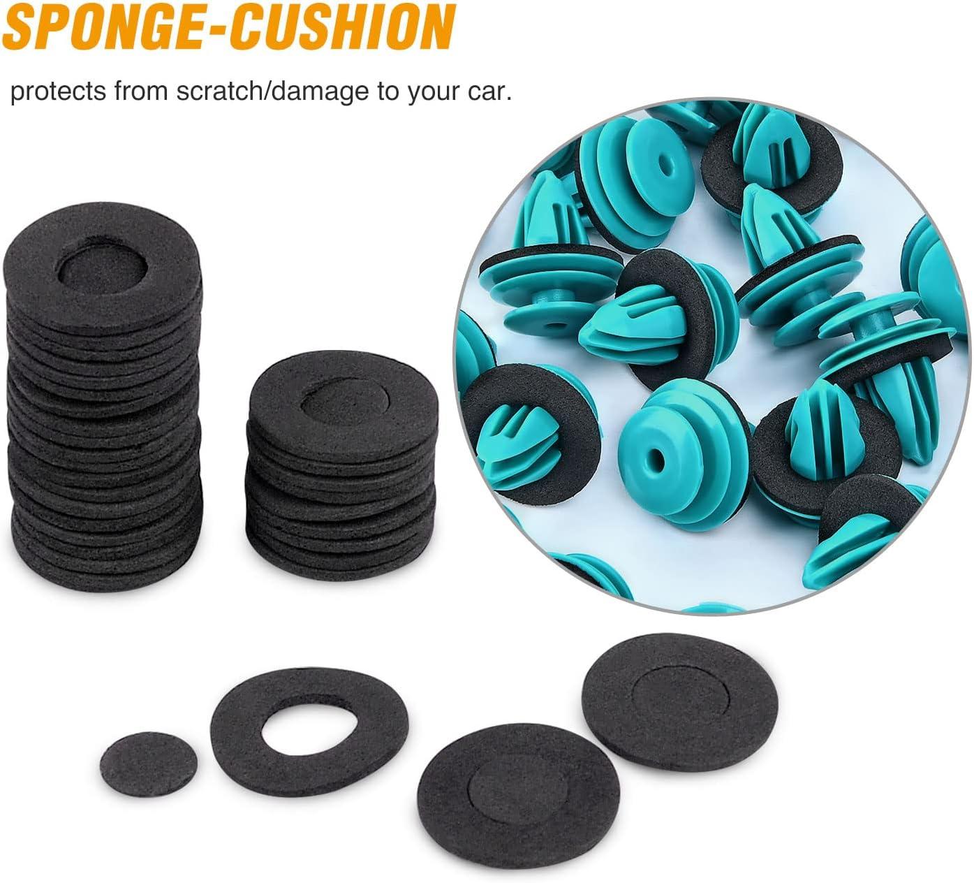 imageGOOACC 100pcs Trim Door Panel Retainer Clips Sienna Corolla Camry Tacoma Tundra Sequoia Matrix Prius RAV4 Scion Avalon Land Cruiser Replace 904671018890467A0005 9mm Hole100 Clips  Fastener Remover