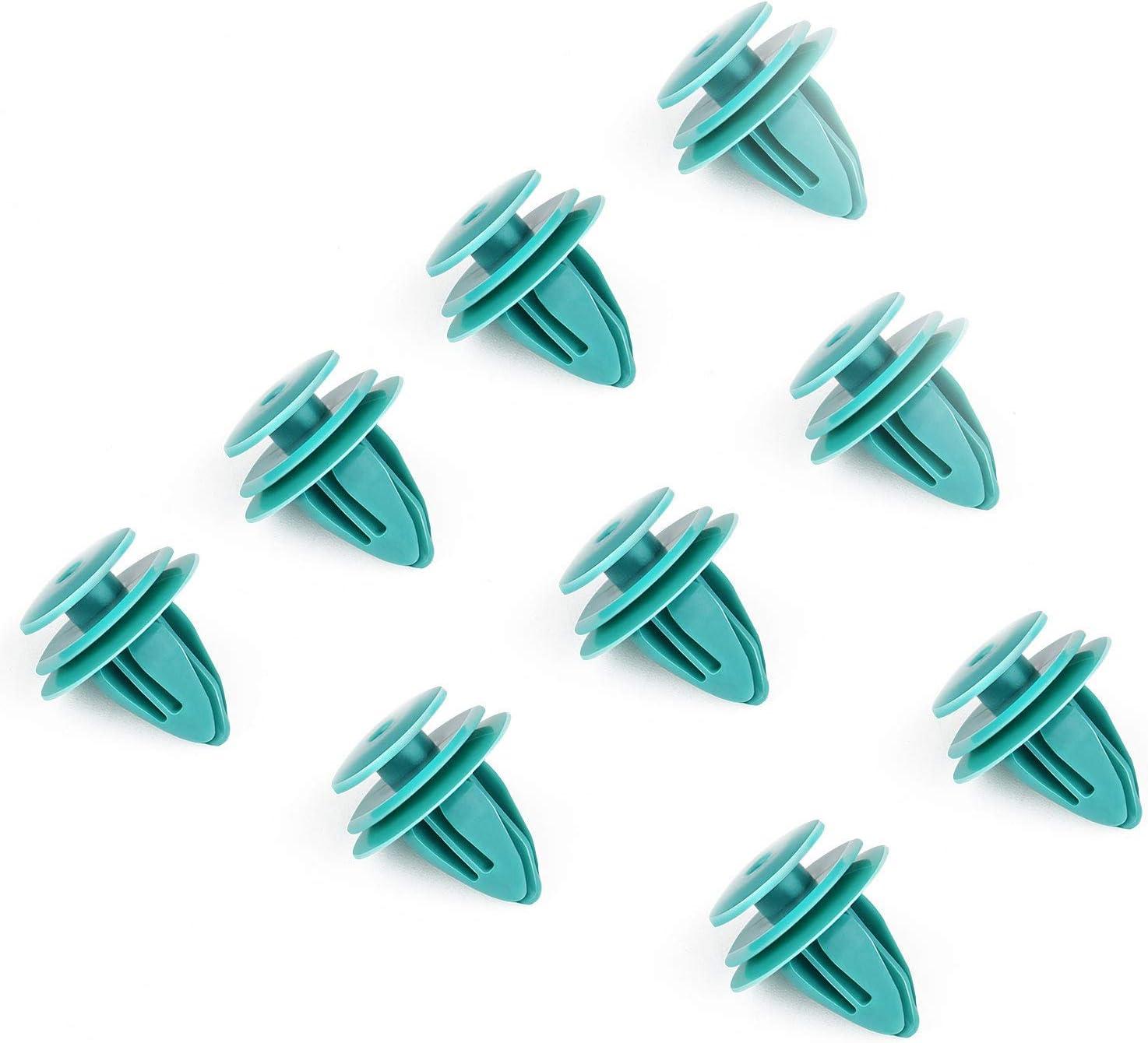 imageGOOACC 100pcs Trim Door Panel Retainer Clips Sienna Corolla Camry Tacoma Tundra Sequoia Matrix Prius RAV4 Scion Avalon Land Cruiser Replace 904671018890467A0005 9mm Hole50 Clips