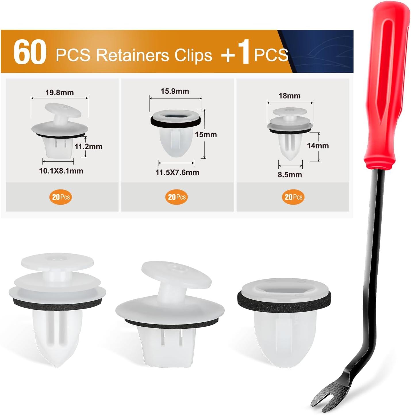 imageGOOACC 60PCS Rear Combination Taillight Assembly Guide Clips Compatible for Toyota Lexus Scion 8149660010 8149652020 90467A0005 814960E020