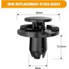 imageGOOACC 100Pcs Engine Cowl Bumper Fender Clips Replace Nissan 0155305323 Mazda L33X13209 Infiniti FX35 FX45 G25 G35 G37 Nissan 2003 on with 1PC Fastener Remover50Pcs Clips Remover