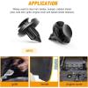 imageGOOACC 100Pcs Engine Cowl Bumper Fender Clips Replace Nissan 0155305323 Mazda L33X13209 Infiniti FX35 FX45 G25 G35 G37 Nissan 2003 on with 1PC Fastener Remover50Pcs Clips Infiniti Nissan
