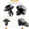 imageGOOACC 100Pcs Engine Cowl Bumper Fender Clips Replace Nissan 0155305323 Mazda L33X13209 Infiniti FX35 FX45 G25 G35 G37 Nissan 2003 on with 1PC Fastener Remover50Pcs Clips Remover