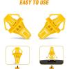 imageGOOACC 100Pcs Engine Cowl Bumper Fender Clips Replace Nissan 0155305323 Mazda L33X13209 Infiniti FX35 FX45 G25 G35 G37 Nissan 2003 on with 1PC Fastener Remover50Pcs 19mm Clips