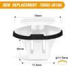 imageGOOACC 100Pcs Engine Cowl Bumper Fender Clips Replace Nissan 0155305323 Mazda L33X13209 Infiniti FX35 FX45 G25 G35 G37 Nissan 2003 on with 1PC Fastener Remover50Pcs 115mm Clips