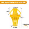 imageGOOACC 100Pcs Engine Cowl Bumper Fender Clips Replace Nissan 0155305323 Mazda L33X13209 Infiniti FX35 FX45 G25 G35 G37 Nissan 2003 on with 1PC Fastener Remover50Pcs 19mm Clips