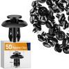 imageGOOACC 100Pcs Engine Cowl Bumper Fender Clips Replace Nissan 0155305323 Mazda L33X13209 Infiniti FX35 FX45 G25 G35 G37 Nissan 2003 on with 1PC Fastener Remover50Pcs 8mm Clips