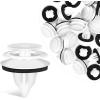 imageGOOACC 100Pcs Engine Cowl Bumper Fender Clips Replace Nissan 0155305323 Mazda L33X13209 Infiniti FX35 FX45 G25 G35 G37 Nissan 2003 on with 1PC Fastener Remover50Pcs 9mm Clips