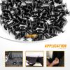 imageGOOACC 100Pcs Hood Insulation Retainer Clips OEM Replacement 4878883AA Compatible with Jeep Grand Cherokee Dodge Ram Chrysler Plymouth with 1PC Fastener Remover100Pcs Clips 8mmRemover