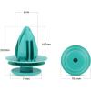 imageGOOACC 100pcs Trim Door Panel Retainer Clips Sienna Corolla Camry Tacoma Tundra Sequoia Matrix Prius RAV4 Scion Avalon Land Cruiser Replace 904671018890467A0005 9mm Hole50 Clips