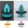 imageGOOACC 100pcs Trim Door Panel Retainer Clips Sienna Corolla Camry Tacoma Tundra Sequoia Matrix Prius RAV4 Scion Avalon Land Cruiser Replace 904671018890467A0005 9mm Hole100 Clips  Fastener Remover