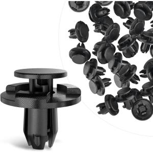 imageGOOACC 100Pcs Engine Cowl Bumper Fender Clips Replace Nissan 0155305323 Mazda L33X13209 Infiniti FX35 FX45 G25 G35 G37 Nissan 2003 on with 1PC Fastener Remover50Pcs Clips Infinit Nissan Mazda