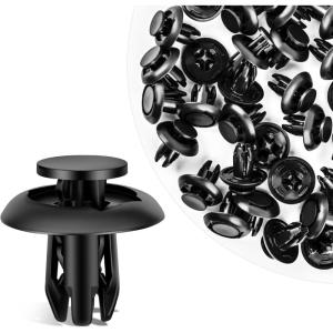imageGOOACC 100Pcs Engine Cowl Bumper Fender Clips Replace Nissan 0155305323 Mazda L33X13209 Infiniti FX35 FX45 G25 G35 G37 Nissan 2003 on with 1PC Fastener Remover50Pcs 8mm Clips