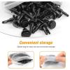 imageGOOACC 100PCS Nylon PushType Automotive Clips Rivet Retainer Fender Bumper Fasteners for Toyota 5216102020 9mm1PC Bonus Remover
