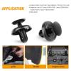 imageGOOACC 100pcs Fender Flare Clips Compatible for Toyota 4Runner FJ Cruiser Highlander RAV4 Tacoma Replace 7549535010 753973501040Pcs Engine Cover Clips