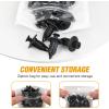 imageGOOACC License Plate Screw Kit Stainless Steel Screws with Nylon Nuts for Fastening Front and Back License Plates on Cars SUVs Trucks 3907444 15614745 4755299 Set of 1020Pcs 105mm Clips
