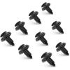 imageGOOACC License Plate Screw Kit Stainless Steel Screws with Nylon Nuts for Fastening Front and Back License Plates on Cars SUVs Trucks 3907444 15614745 4755299 Set of 1040Pcs 8mm Clips