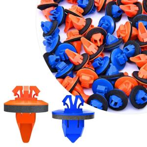 imageGOOACC 100pcs Fender Flare Clips Compatible for Toyota 4Runner FJ Cruiser Highlander RAV4 Tacoma Replace 7549535010 7539735010100Pcs Fender Liner Clips