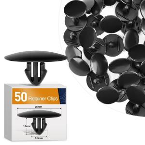imageGOOACC 100pcs Fender Flare Clips Compatible for Toyota 4Runner FJ Cruiser Highlander RAV4 Tacoma Replace 7549535010 753973501050Pcs Hood Insulation Retainer