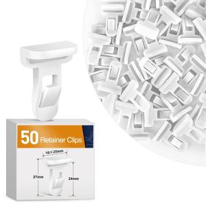 imageGOOACC 100pcs Fender Flare Clips Compatible for Toyota 4Runner FJ Cruiser Highlander RAV4 Tacoma Replace 7549535010 753973501050Pcs Spoiler Moulding Clip