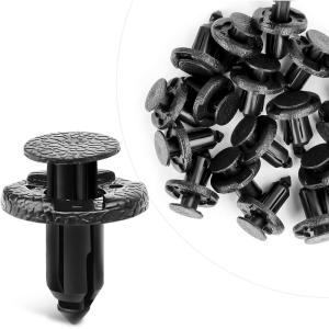 imageGOOACC License Plate Screw Kit Stainless Steel Screws with Nylon Nuts for Fastening Front and Back License Plates on Cars SUVs Trucks 3907444 15614745 4755299 Set of 1040Pcs 8mm Clips