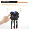 imageGOOACC 12PCS Round Toggle LED Switch DC12V 20A Rocker SPST Switch On Off Control Blue Green Yellow Red for Cars Trucks Boats RVs 2 Years Warranty8Pcs Switch Wiring Harness