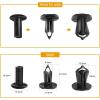 image:imageGOOACC 20Pcs APillar Trim Hardware Windshield Moulding Retaining Clips with Sealer Compatible with Ford Explorer 20112019 OEMBB5Z78519R44A BB5Z78519R44A GRC11640PCS Fastener Clips 8mm