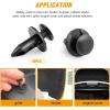 image:imageGOOACC 20Pcs APillar Trim Hardware Windshield Moulding Retaining Clips with Sealer Compatible with Ford Explorer 20112019 OEMBB5Z78519R44A BB5Z78519R44A GRC11640PCS Fastener Clips 8mm