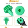 image:imageGOOACC 20Pcs APillar Trim Hardware Windshield Moulding Retaining Clips with Sealer Compatible with Ford Explorer 20112019 OEMBB5Z78519R44A BB5Z78519R44A GRC116100Pcs Door Panel Clips 75mm