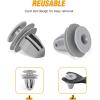 image:imageGOOACC 20Pcs APillar Trim Hardware Windshield Moulding Retaining Clips with Sealer Compatible with Ford Explorer 20112019 OEMBB5Z78519R44A BB5Z78519R44A GRC11630Pcs 94mm Clips