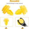 image:imageGOOACC 20Pcs APillar Trim Hardware Windshield Moulding Retaining Clips with Sealer Compatible with Ford Explorer 20112019 OEMBB5Z78519R44A BB5Z78519R44A GRC116100Pcs Door Panel Clips 10mm