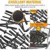 image:imageGOOACC 50PCS Door Panel Retainer with Sealer Compatible for GM Buick Chevrolet Cadillac GMC Hummer H2 Oldsmobile Pontiac Saturn Ford Lincoln MKS Replaces GM 11519031 Hummer H2 2003 50Pcs 14 Hole Retainer